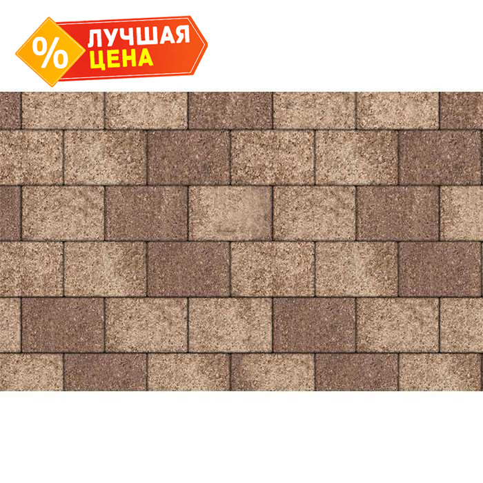 Плитка тротуарная Прямоугольник (Ла-Линия) Б.1.П.8 Листопад гранит xаски, 300x200x80 мм