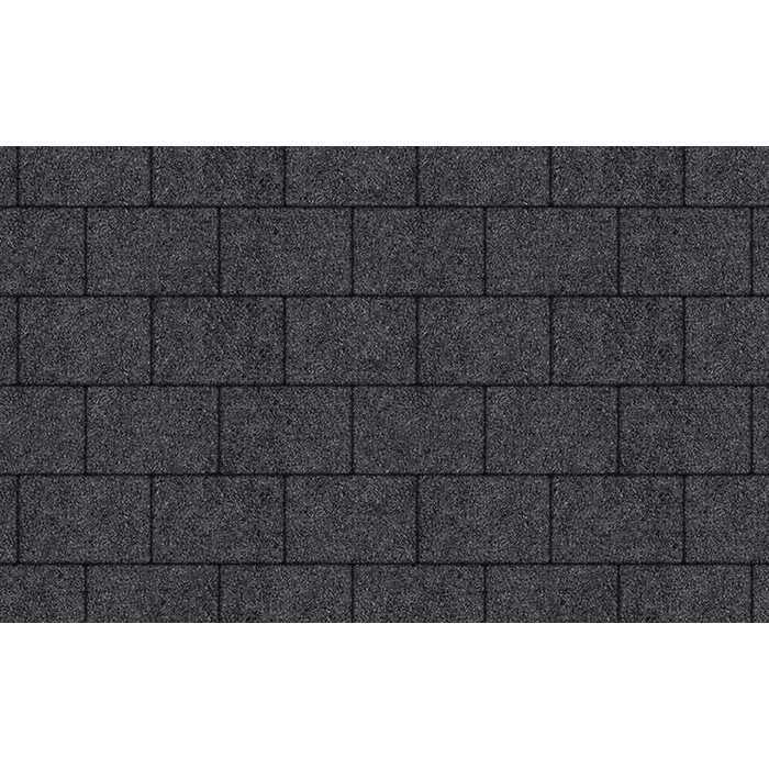 Плитка тротуарная Прямоугольник (Ла-Линия) Б.1.П.8 Стоунмикс черный, 300x200x80 мм